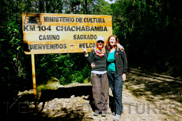 Kam 104 Start of Short Inca Trail - Chachabamba