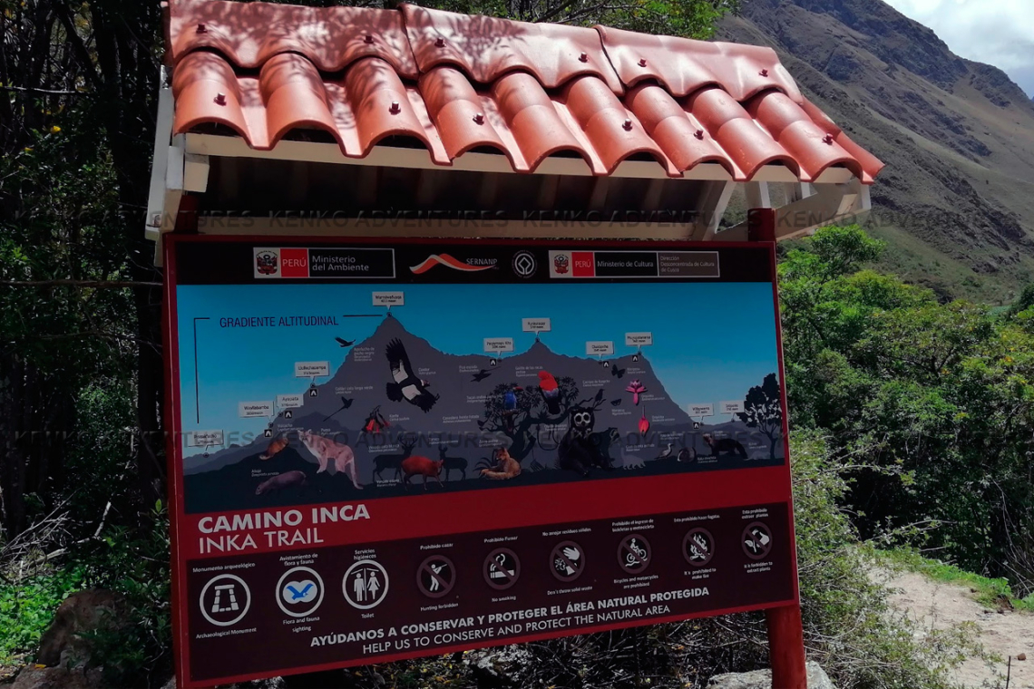 Altitude Information in Inca Trail - Official
